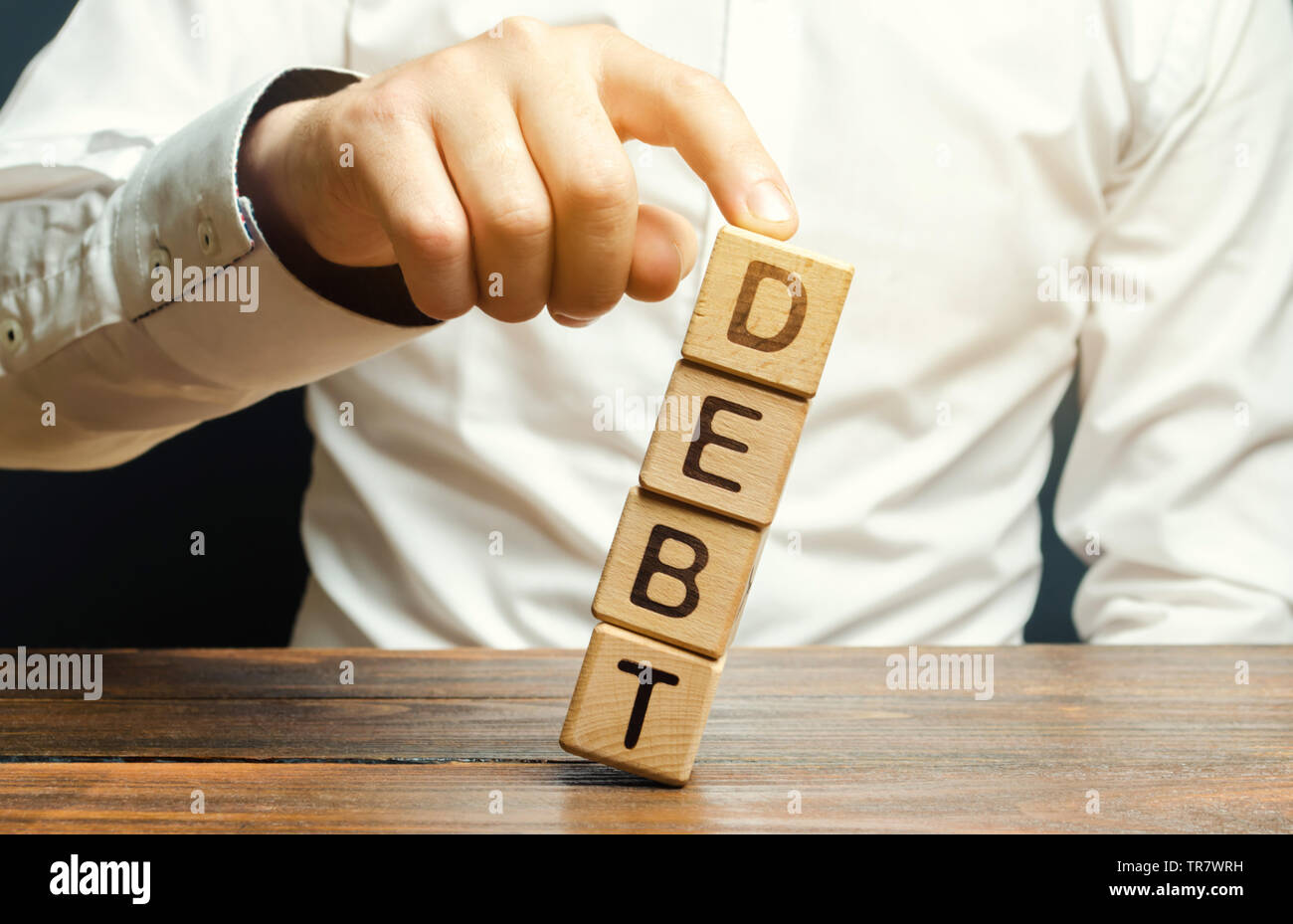 Debt total hires stock photography and images Alamy