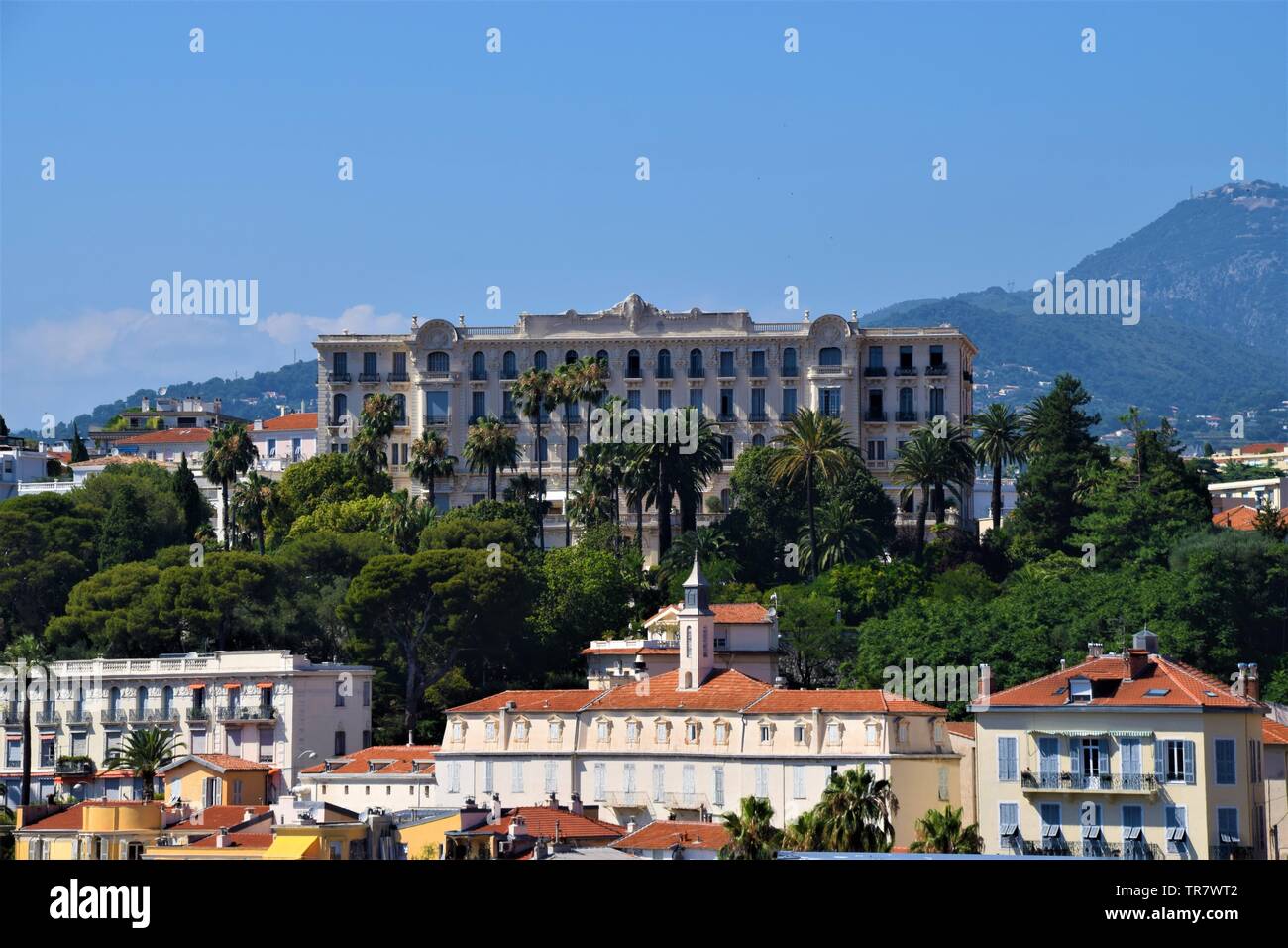 Aerial view of Nice, South of France Stock Photo