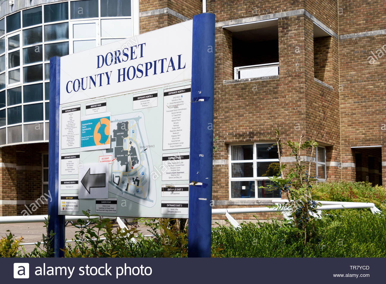 Dorchester Hospital Map