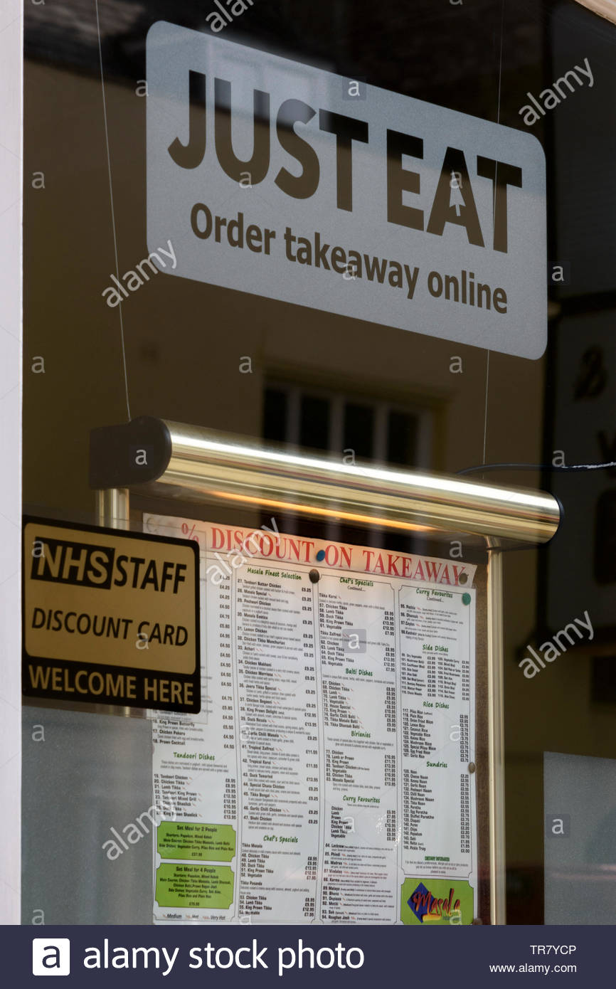 just eat indian takeaway