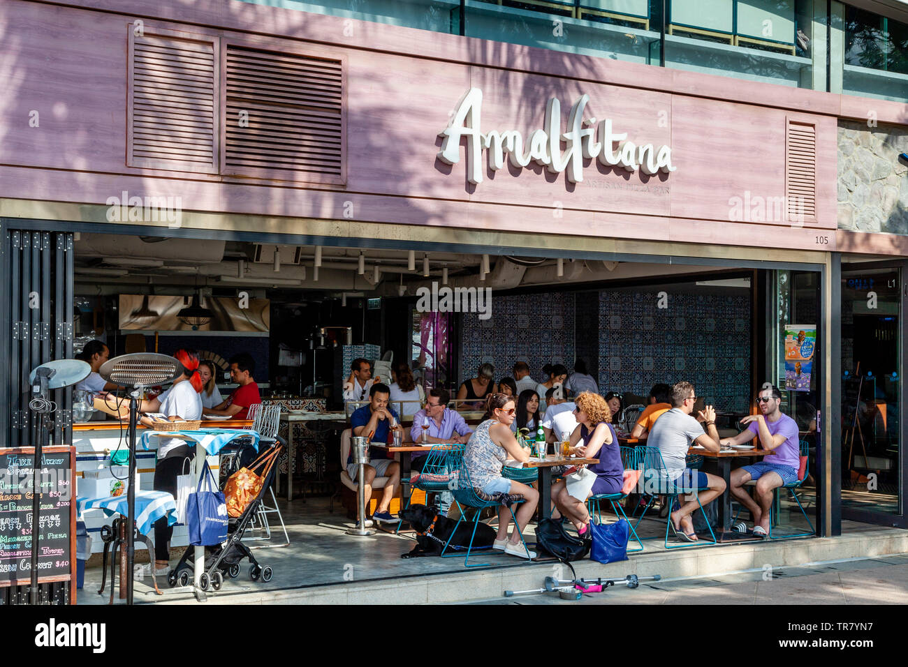 Amalfitana Cafe/Restaurant At Repulse Bay, Hong Kong, China Stock Photo