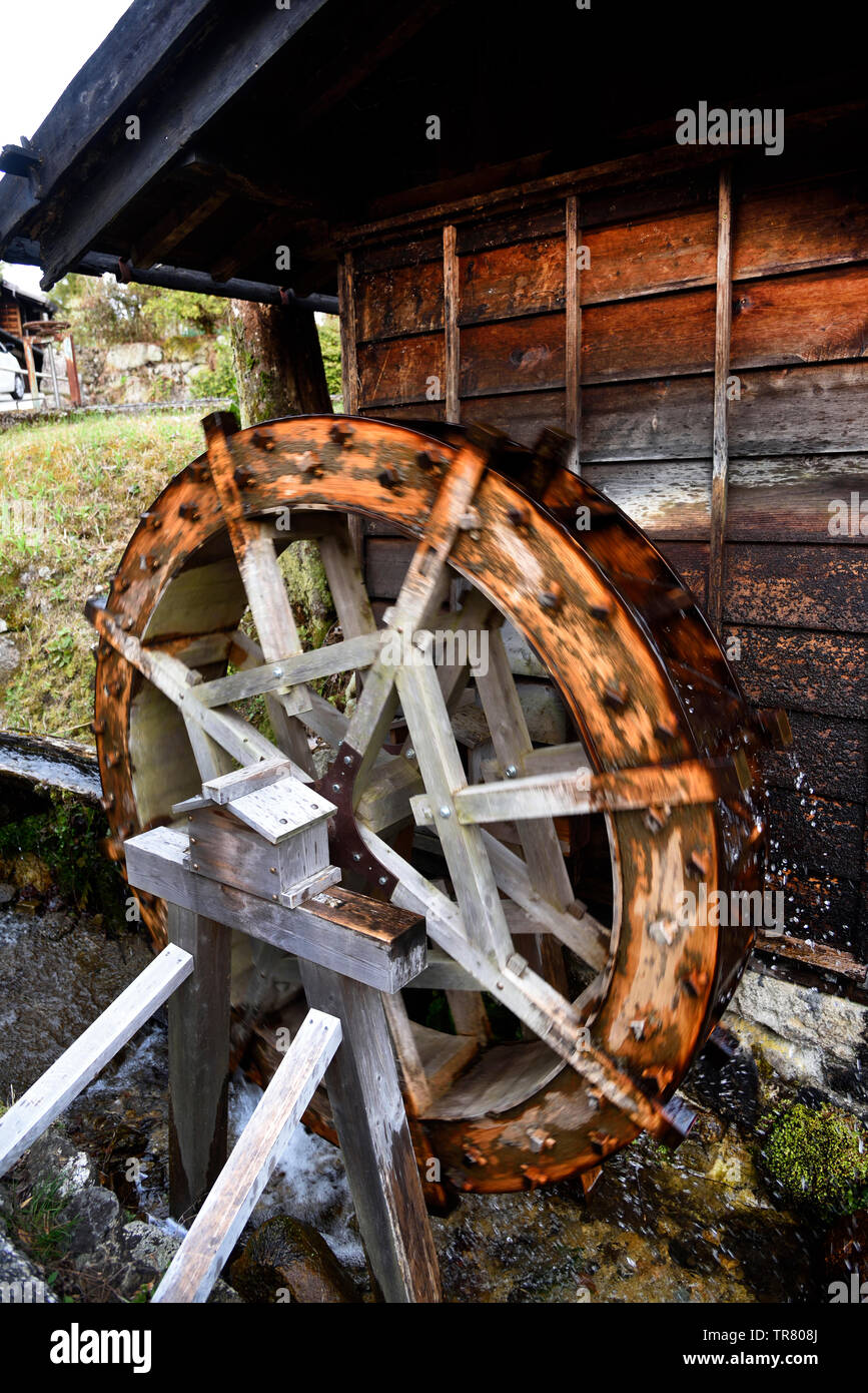 Tsumago Village in Japan Stock Photo