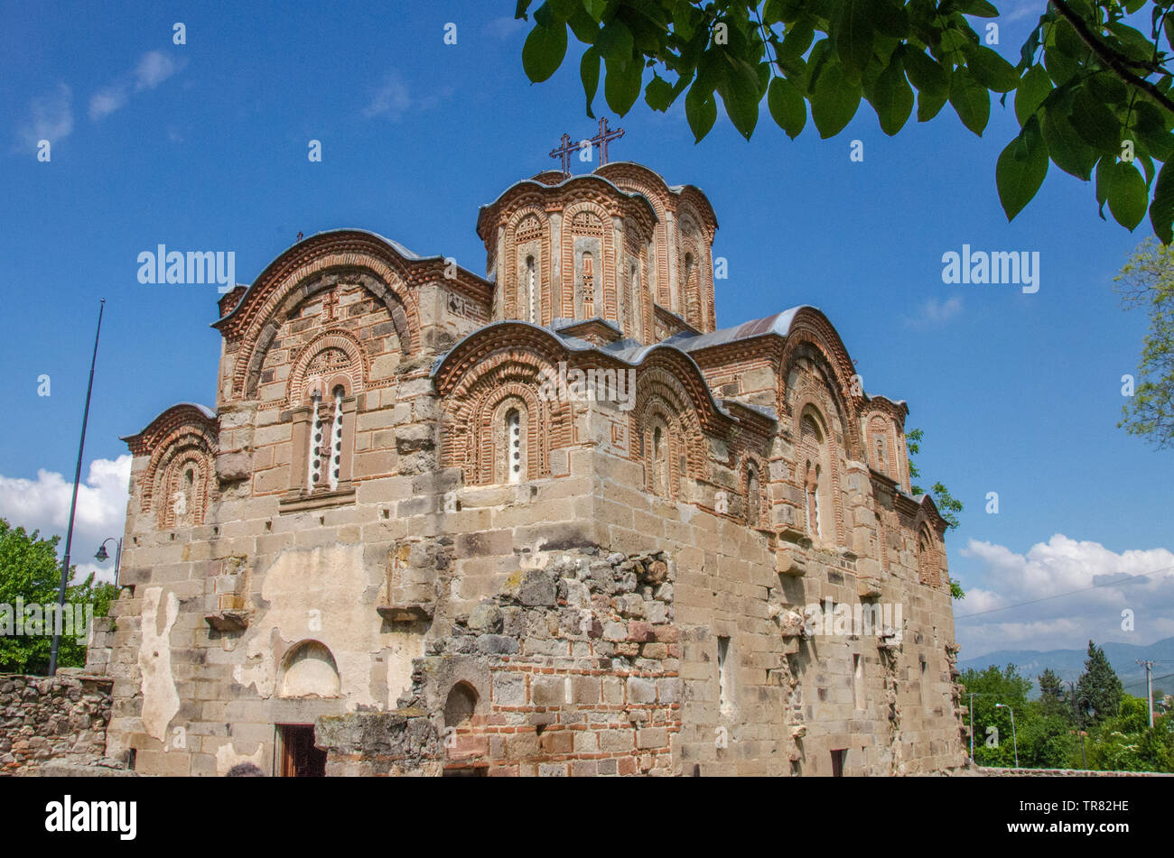 Macedonian Heritage - St. George church - Macedonia – Kumanovo - Staro Nagoričane Stock Photo