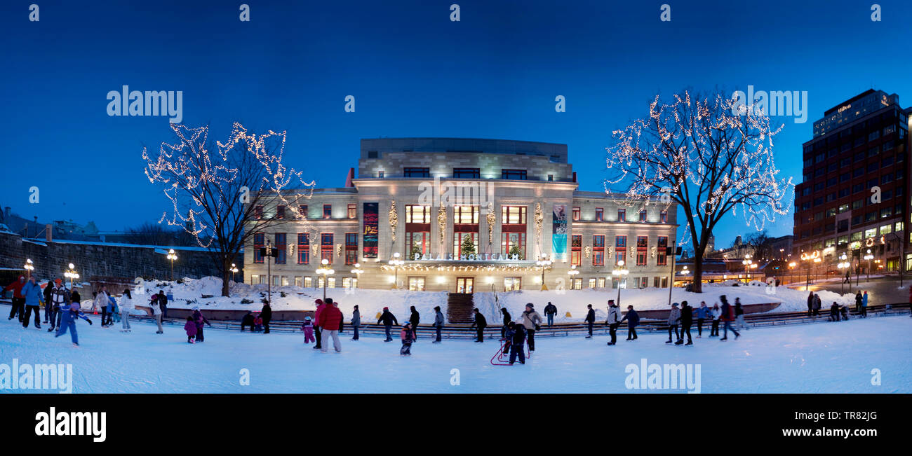 Quebec city ice skating hires stock photography and images Alamy