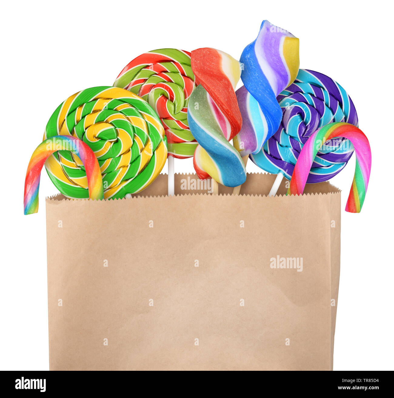 Download Bag Of Candy White Background High Resolution Stock Photography And Images Alamy