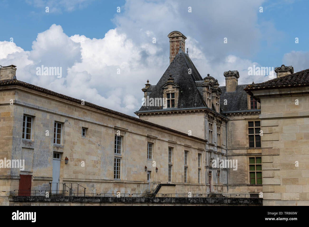 Chateau de Cadillac (Cadillac Castle) in Cadillac, France Stock Photo