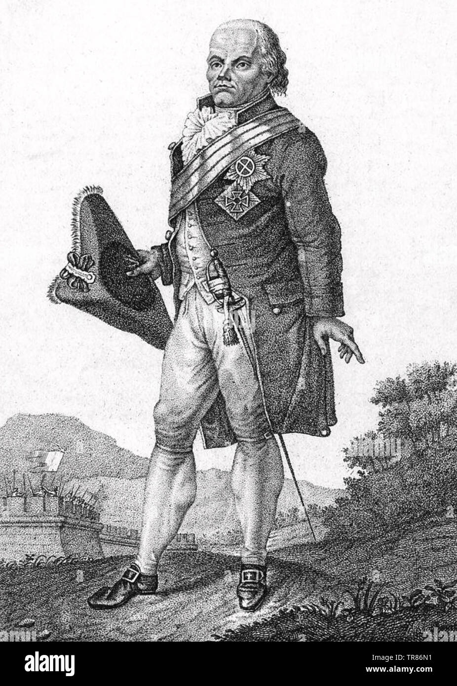 ALEXANDER SUVOROV (1729/30-1800) Russian military commander Stock Photo