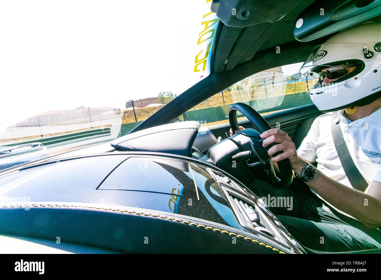 Johannesburg, South Africa October 05 2013 Race Car Driver in an