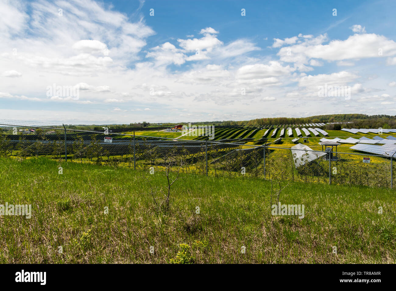 Solar pannels farm hi-res stock photography and images - Alamy
