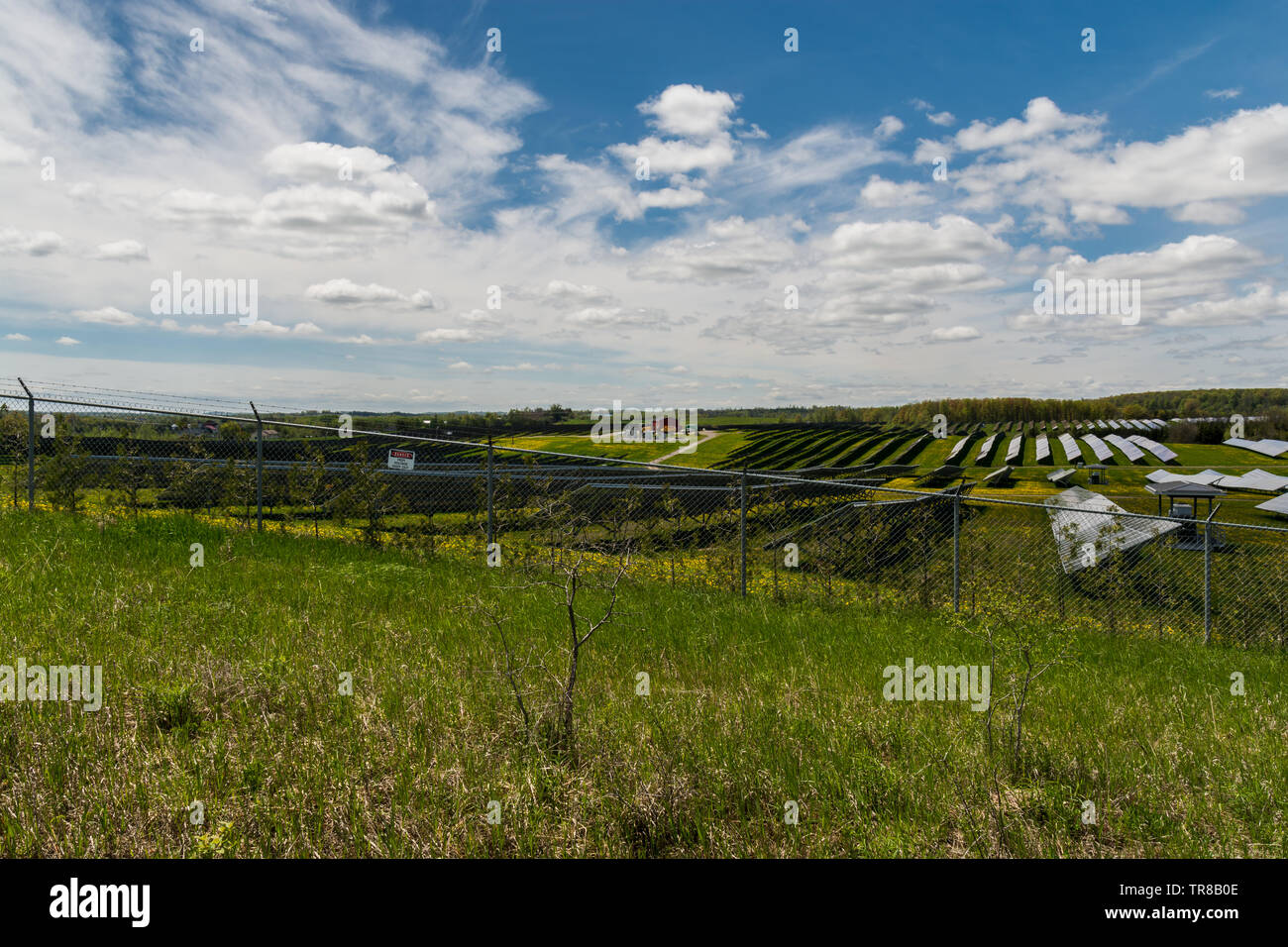 Solar pannels farm hi-res stock photography and images - Alamy