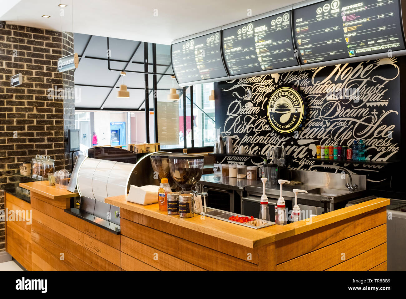 Johannesburg, South Africa October 03 2013 Interior of Retro Cafe