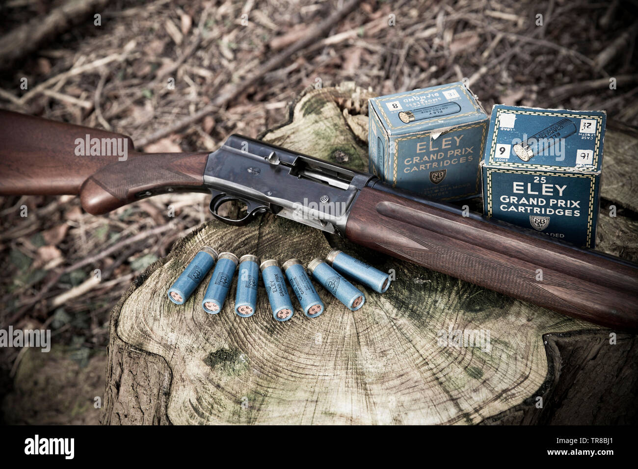 A 16 gauge Browning Automatic5 shotgun. The gun, which was also made
