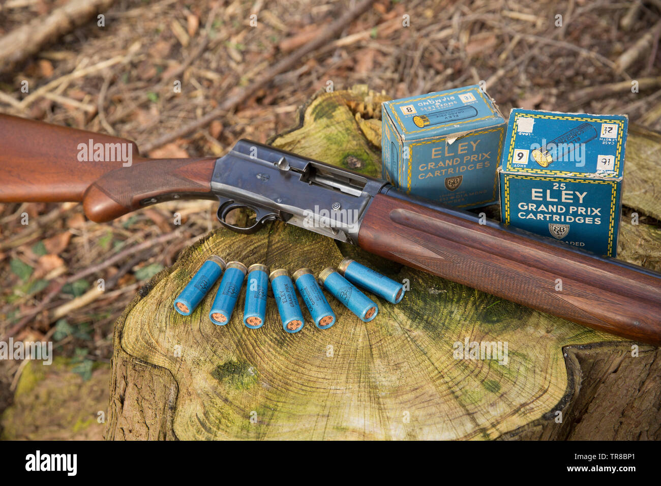 A 16 gauge Browning Automatic5 shotgun. The gun, which was also made