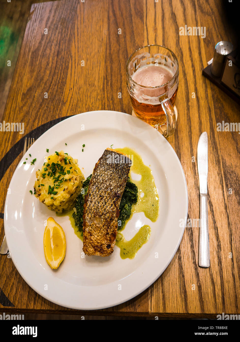 Typical food in Prague in the Czech Republic Stock Photo Alamy