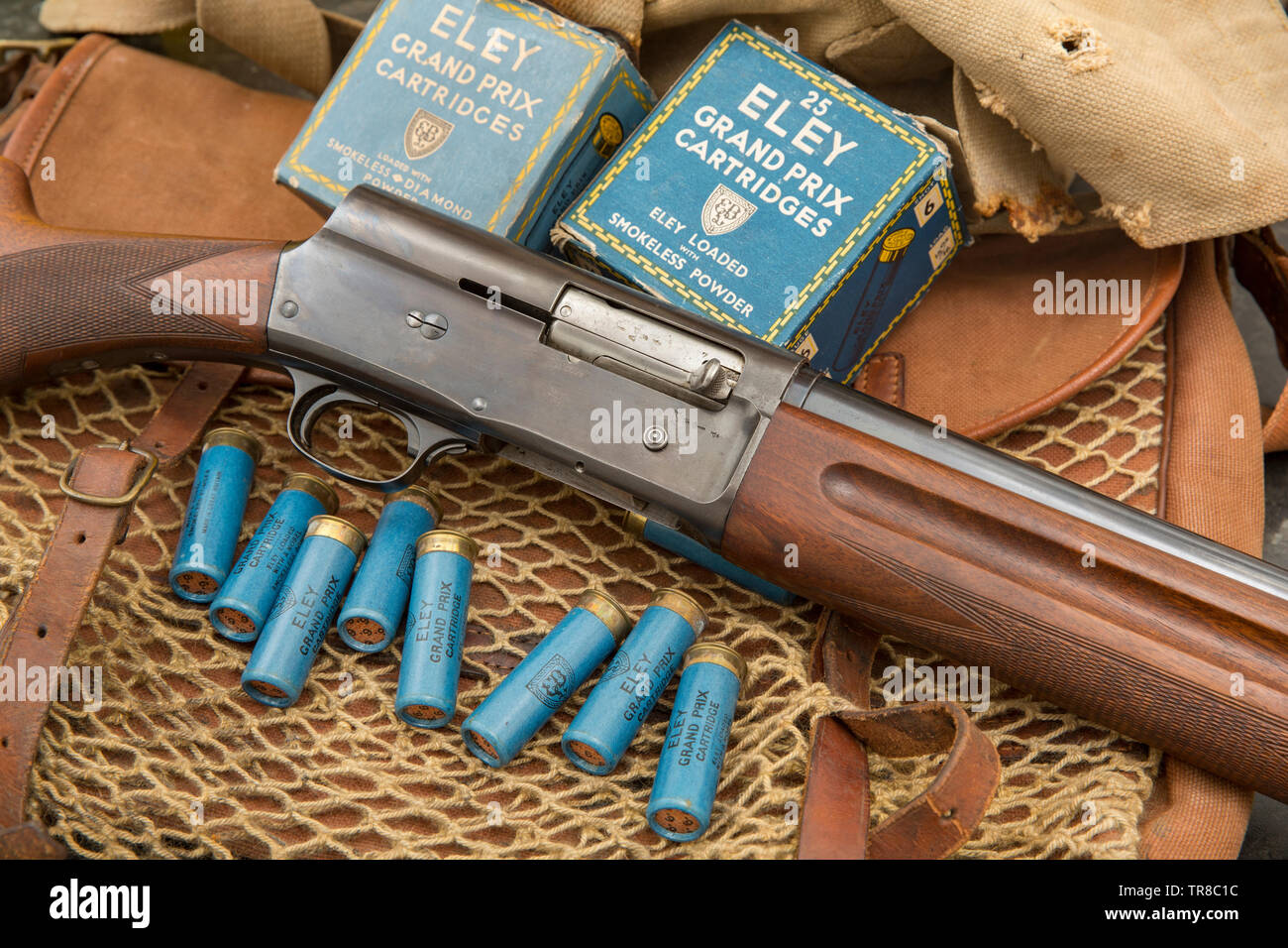 A 16 gauge Browning Automatic5 shotgun. The gun, which was also made