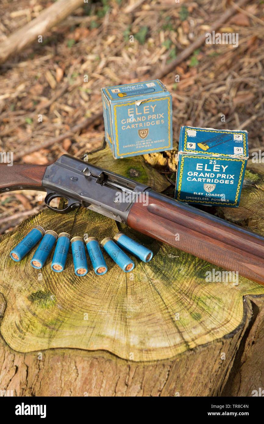 A 16 gauge Browning Automatic5 shotgun. The gun, which was also made