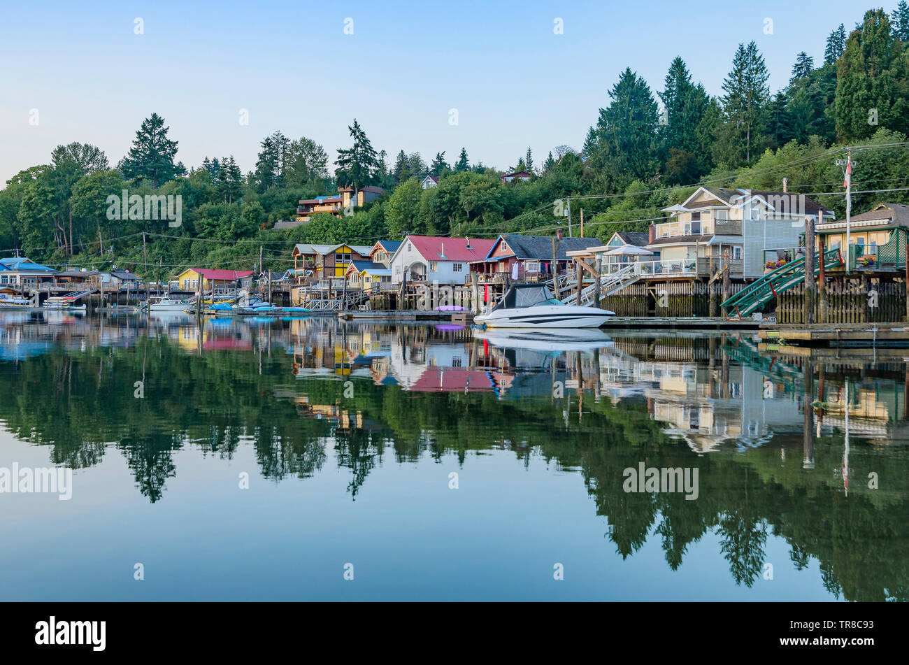 Cowichan Bay, Vancouver Island, British Columbia, Canada Stock Photo