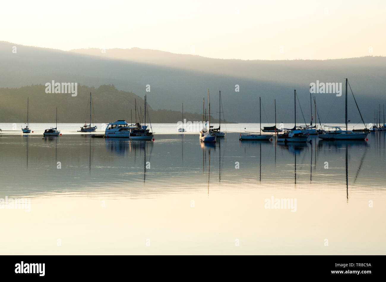 Cowichan Bay, Vancouver Island, British Columbia, Canada Stock Photo