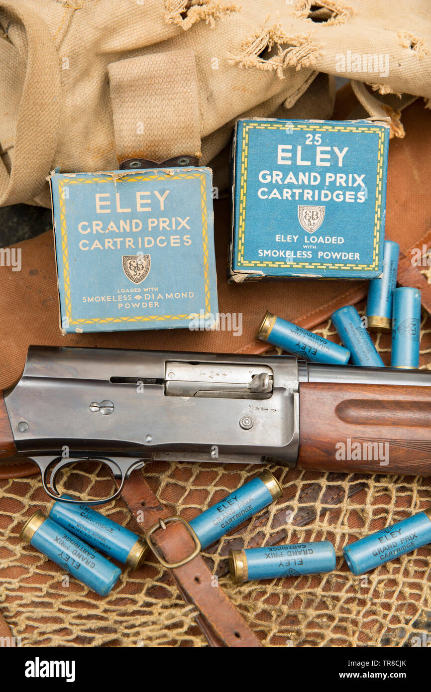 A 16 gauge Browning Automatic5 shotgun. The gun, which was also made