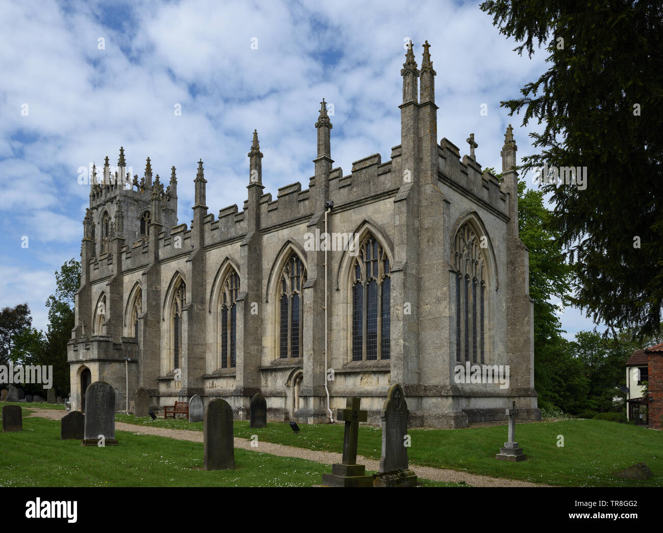 St Augustine's Church, Skirlaugh, East Yorkshire, England Stock Photo