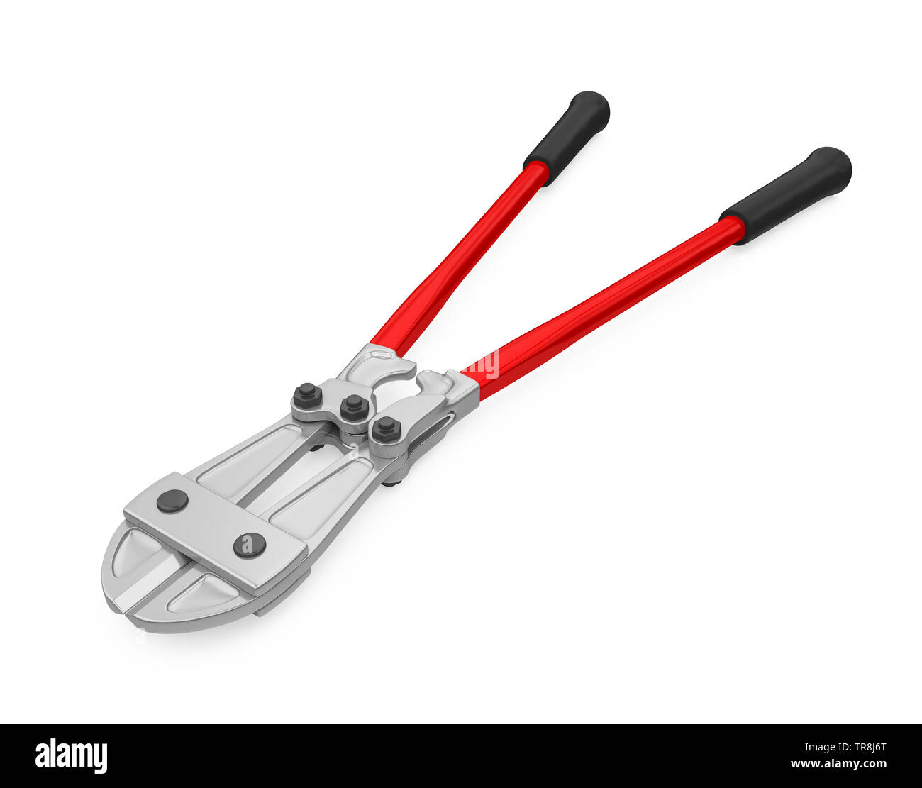 Bolt Cutter Isolated Stock Photo