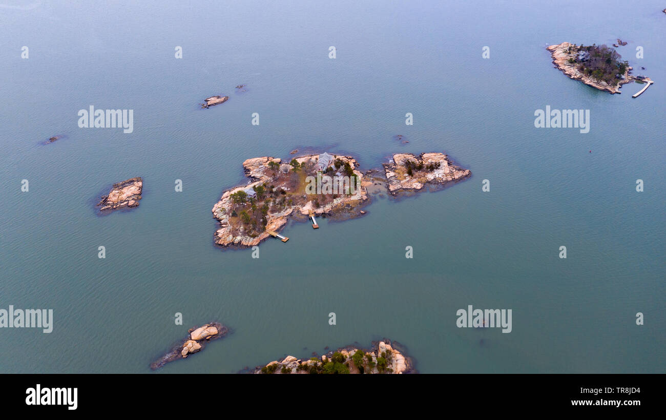 Wayland Island, The Thimble Islands, or the Thimbles, Long Island Sound