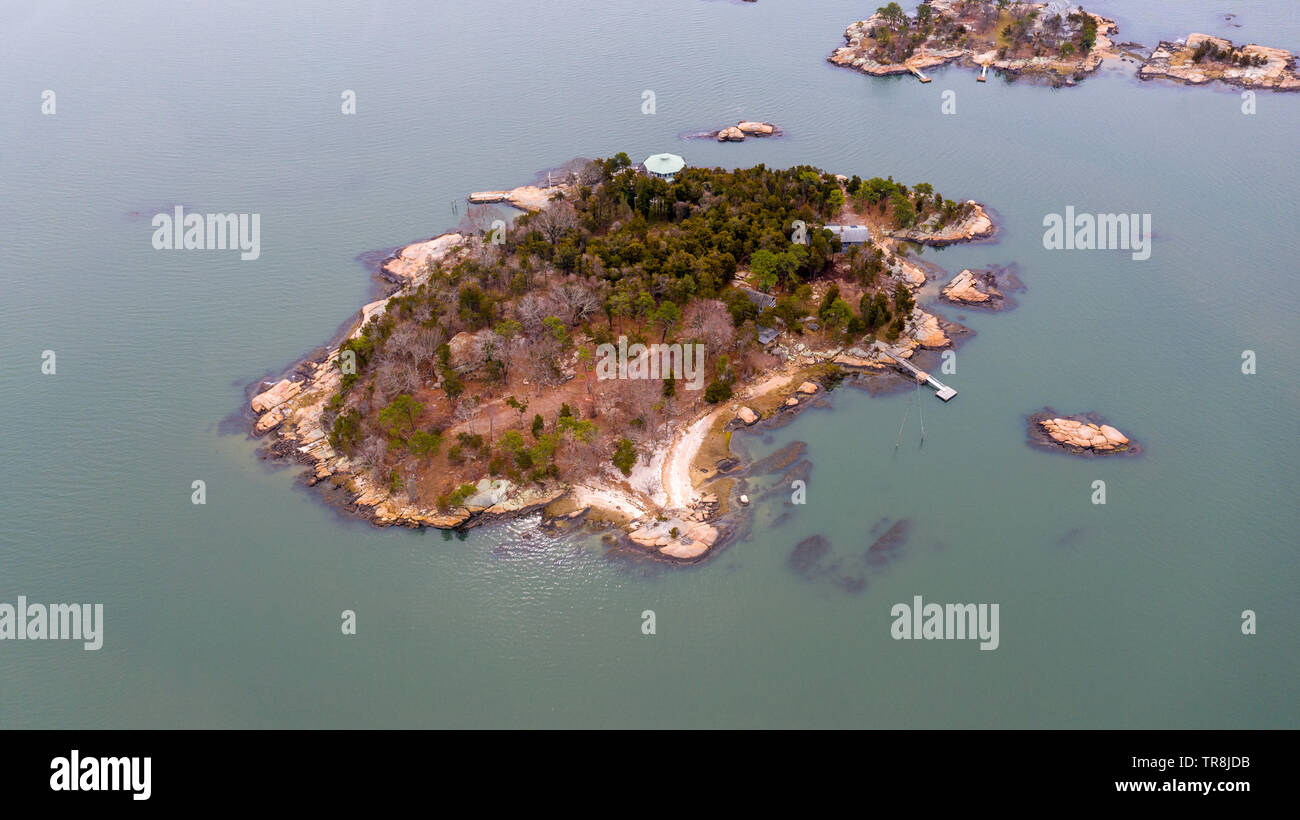 Bear Island, The Thimble Islands, or the Thimbles, Long Island Sound