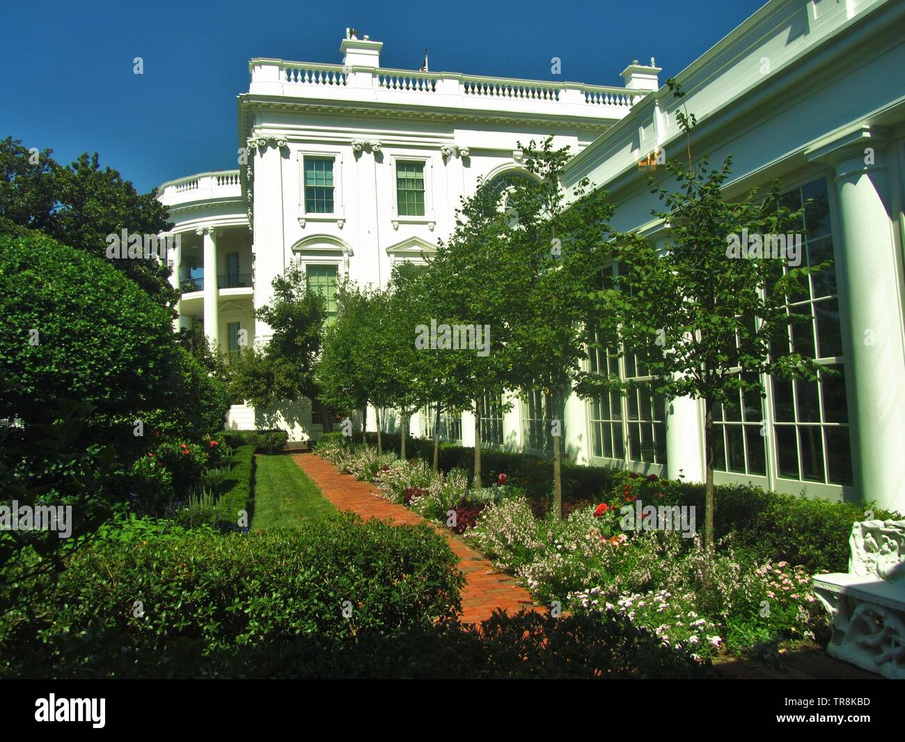 White house east wing hi-res stock photography and images - Alamy