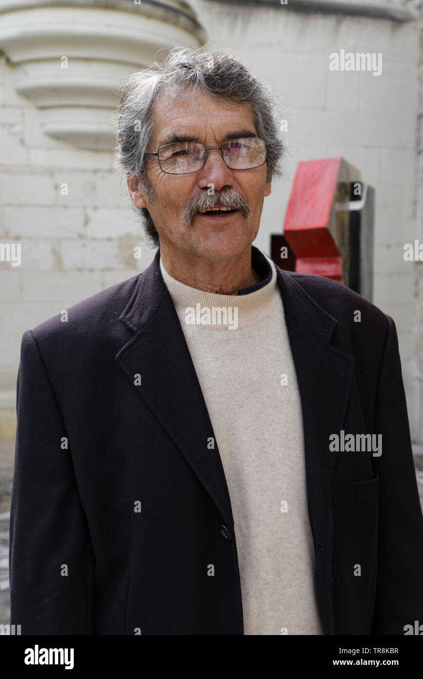 Tours, France.24th May,2019.Artist attends at Exhibition Re-naissance(s) of the Capazza Gallery.©:Veronique Phitoussi/Alamy Stock Photo Stock Photo