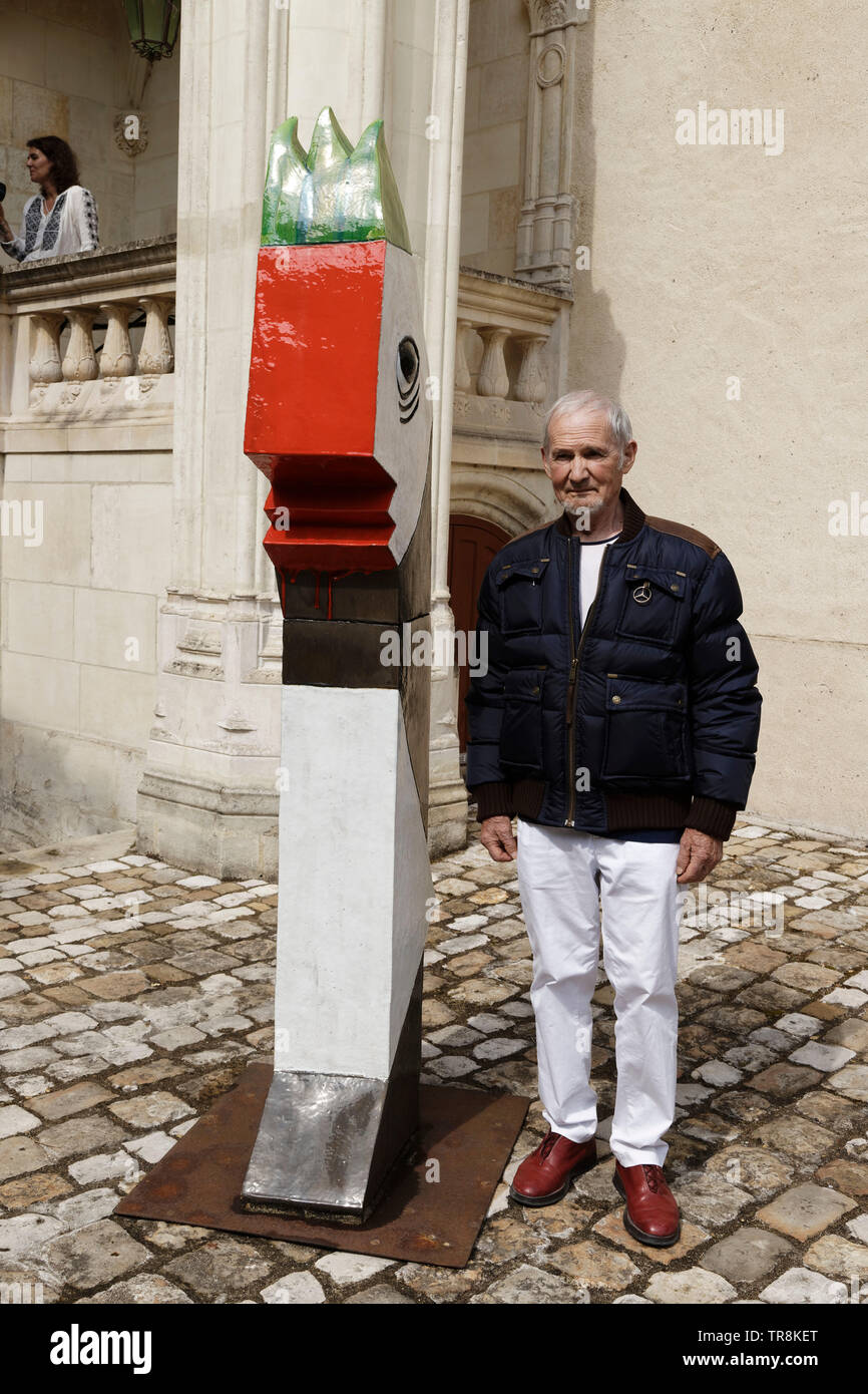 Tours, France.24th May,2019.Exhibition Re-naissance(s) of the Capazza Gallery as part of the festivities of the 500 years of Renaissance(s) in the Hot Stock Photo