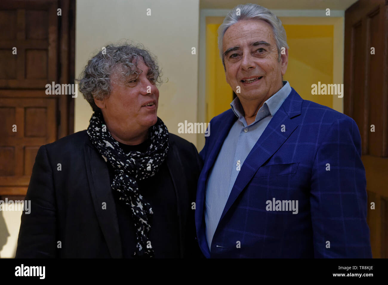 Tours, France.24th May,2019.Gerard Capazza and J-G Badaire attend the Exhibition Re-naissance(s) of the Capazza Gallery in Tours, France Stock Photo