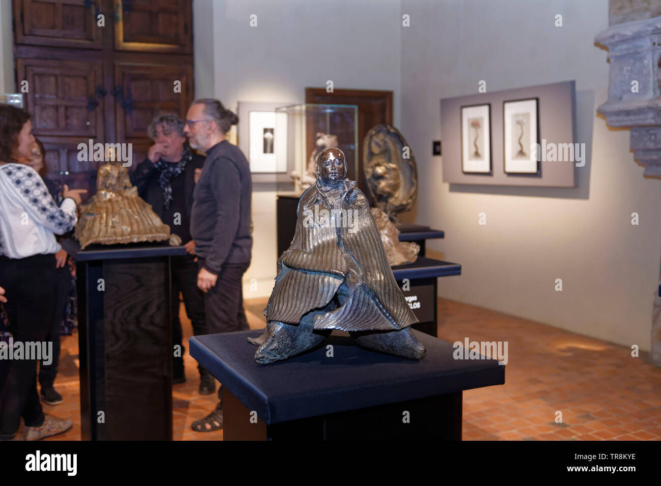 Tours, France.24th May,2019.Artworks of Georges Jeanclos at Exhibition Re-naissance(s) of the Capazza Gallery:Veronique Phitoussi/Alamy Stock Photo Stock Photo