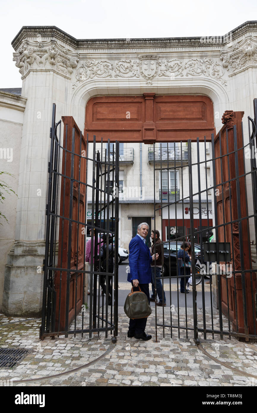 Tours, France.24th May,2019. Gerard Capazza attends the Exhibition Re-naissance(s) of the Capazza Gallery in Tours, France Stock Photo