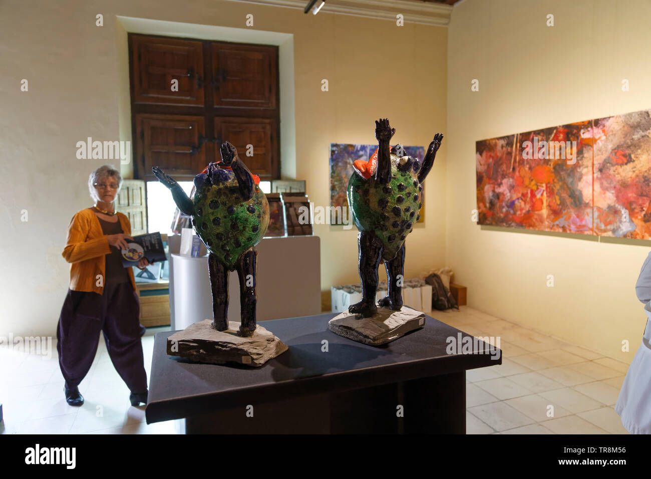 Tours, France.24th May,2019.Sophie Capazza attends the Exhibition Re-naissance(s) of the Capazza Gallery in Tours, France Stock Photo