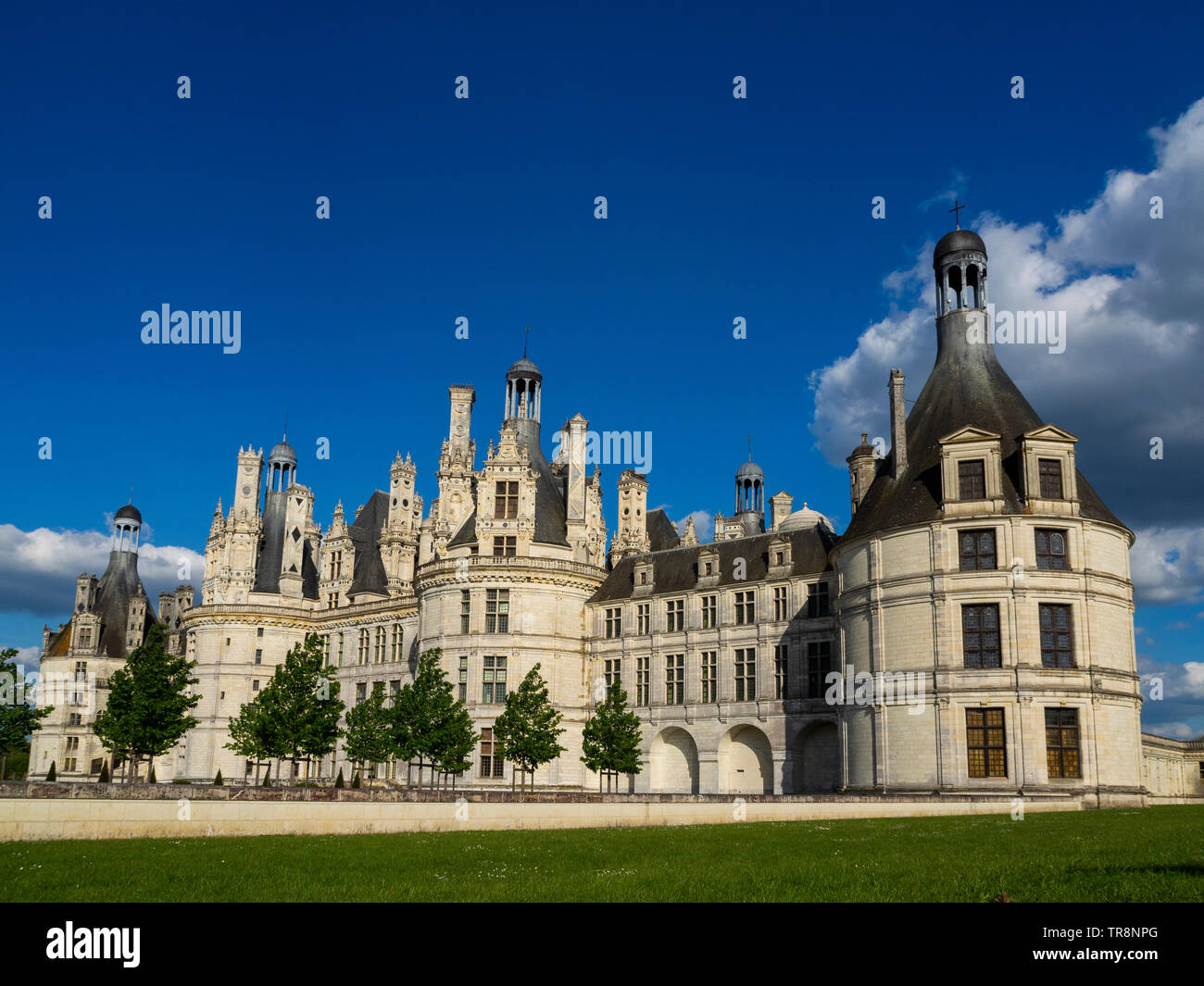 Chateau de Chambord, Loire Valley, Loir-et-Cher department, Centre-Val de Loire, France, Europe Stock Photo