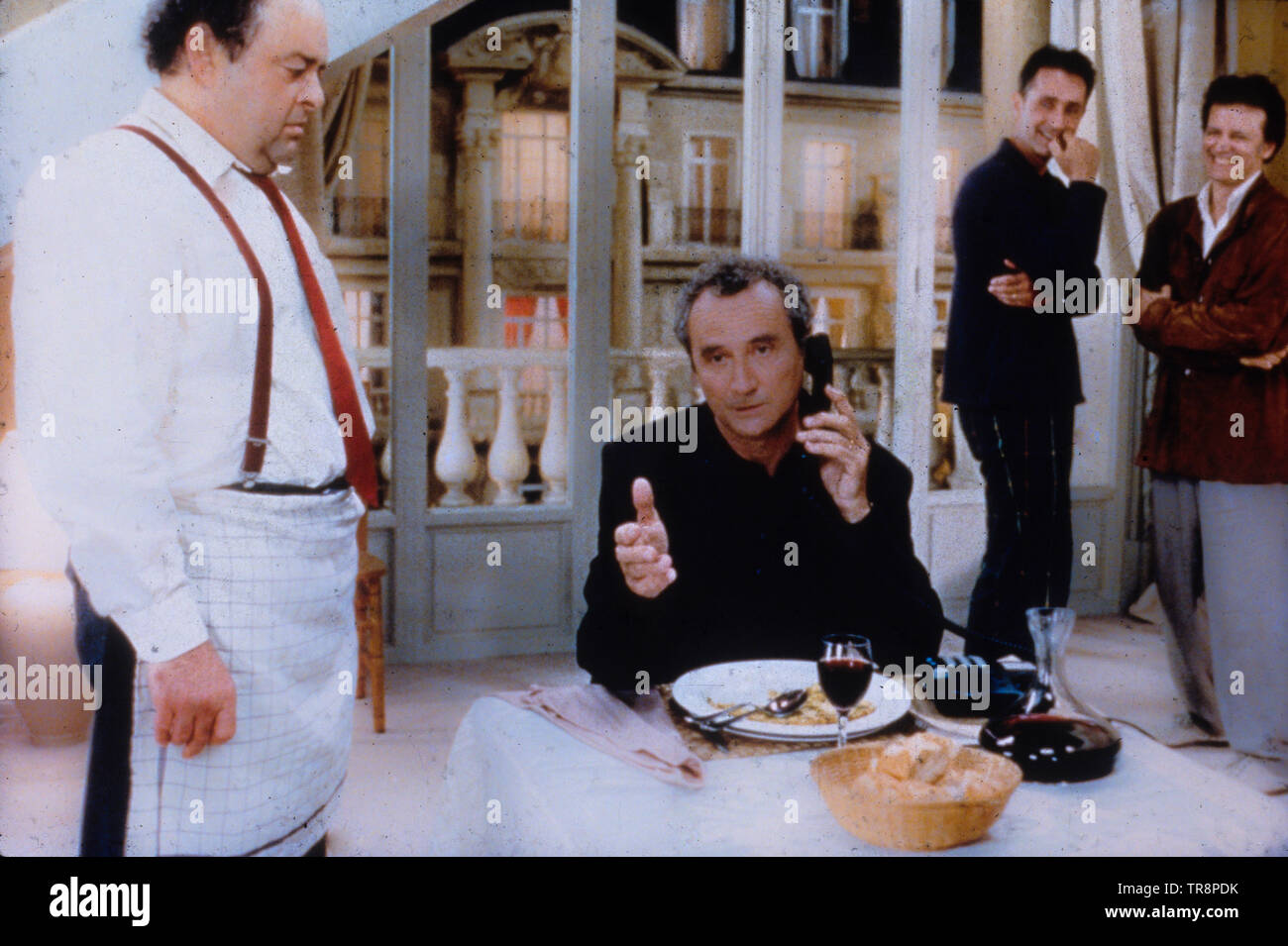 jacques villeret, daniel prevost, thierry lhermitte, francis huster, the dinner game, 1998 Stock Photo