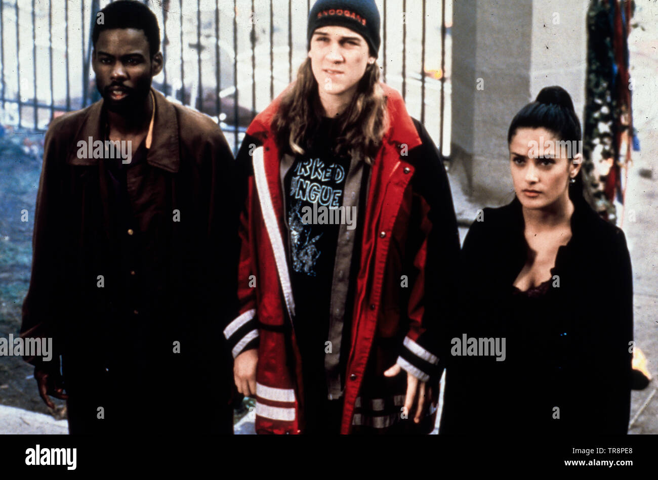 Chris Rock Jason Mewes Salma Hayek Dogma 1999 Stock Photo Alamy