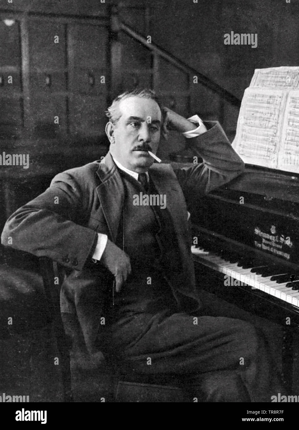 GIACOMO PUCCINI (1858-1924) Italian operatic composer Stock Photo