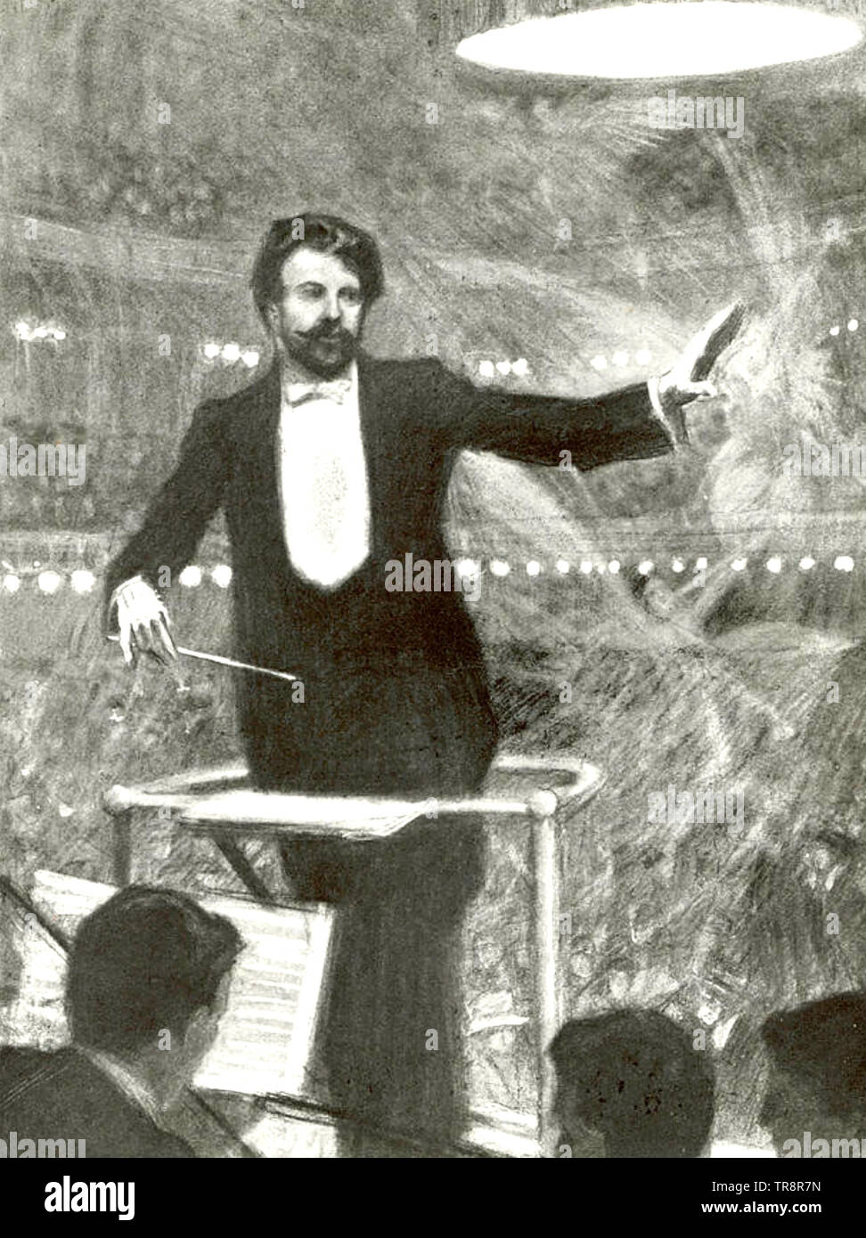 HENRY WOOD (1869-1944) English conductor about 1905 Stock Photo