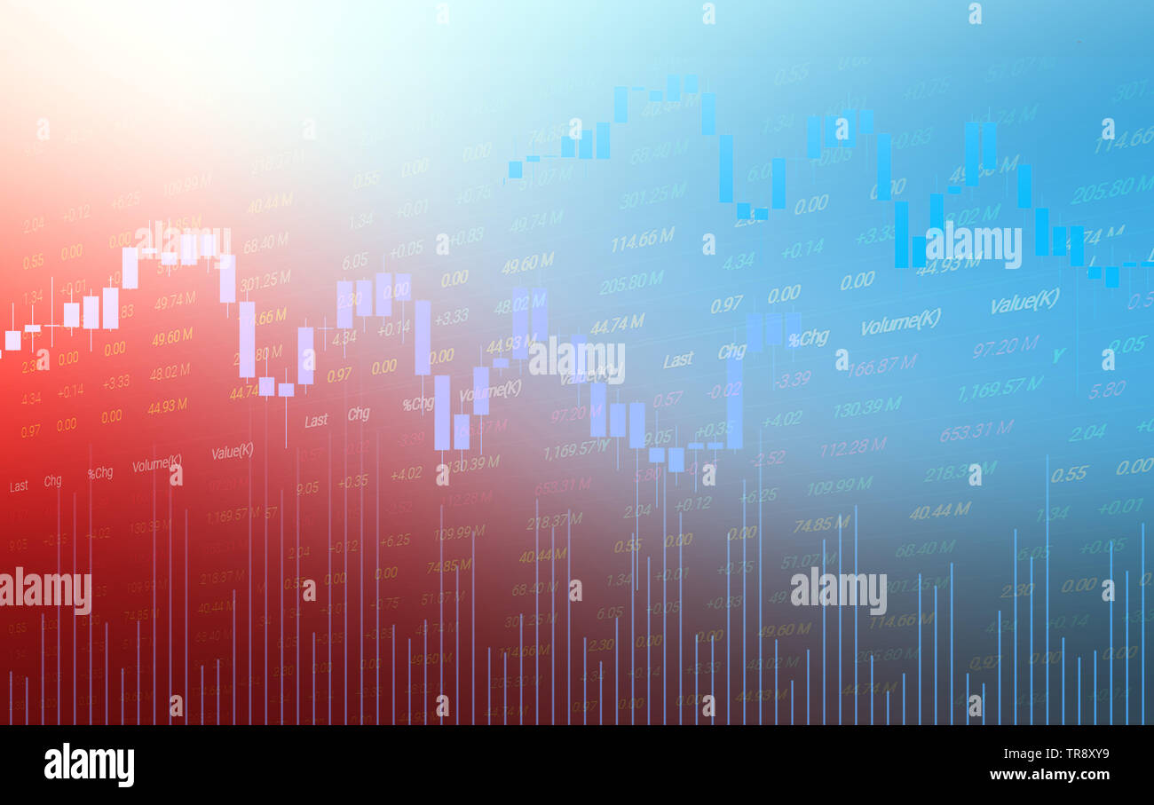 Stock Exchange Market Or Forex Trading Graph Analysis Investment - 