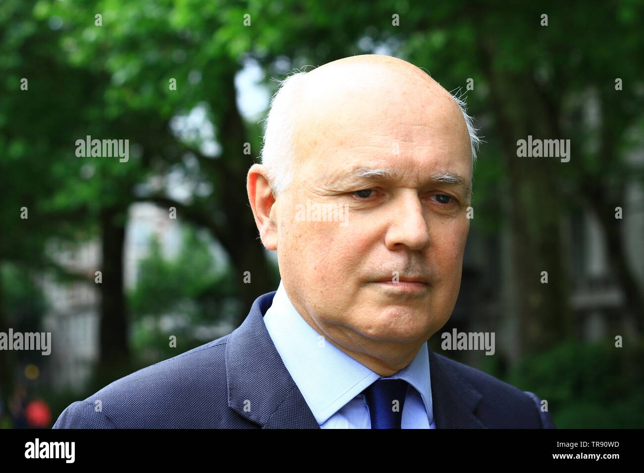 IAIN DUNCAN SMITH IN WESTMINSTER ON THE 30TH MAY 2019. IDS. CONSERVATIVE PARTY POLITICIANS. BRITISH POLITICIANS. UK POLITICS. POLITICING. POLITICS. MINISTERS. LEADERS. CONSERVATIVE AND UNION PARTY. TORY PARTY. TORIES. Stock Photo