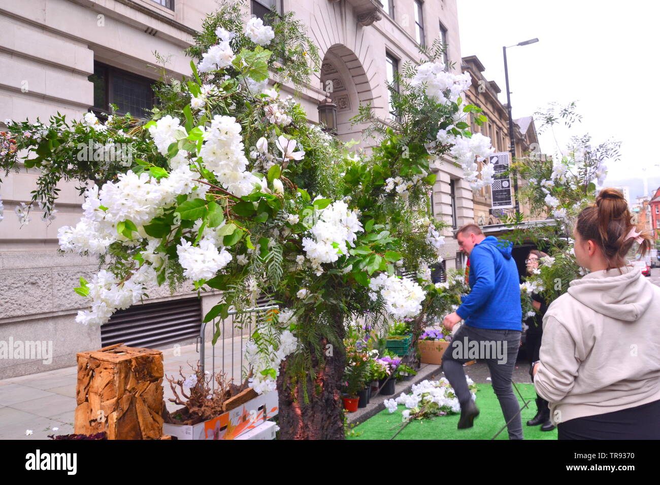The Manchester Flower Show, part of Manchester's King Street Festival