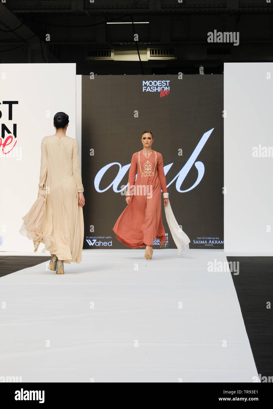 Aab designs shown at the Modest Fashion Show at the Muslim Shopping ...
