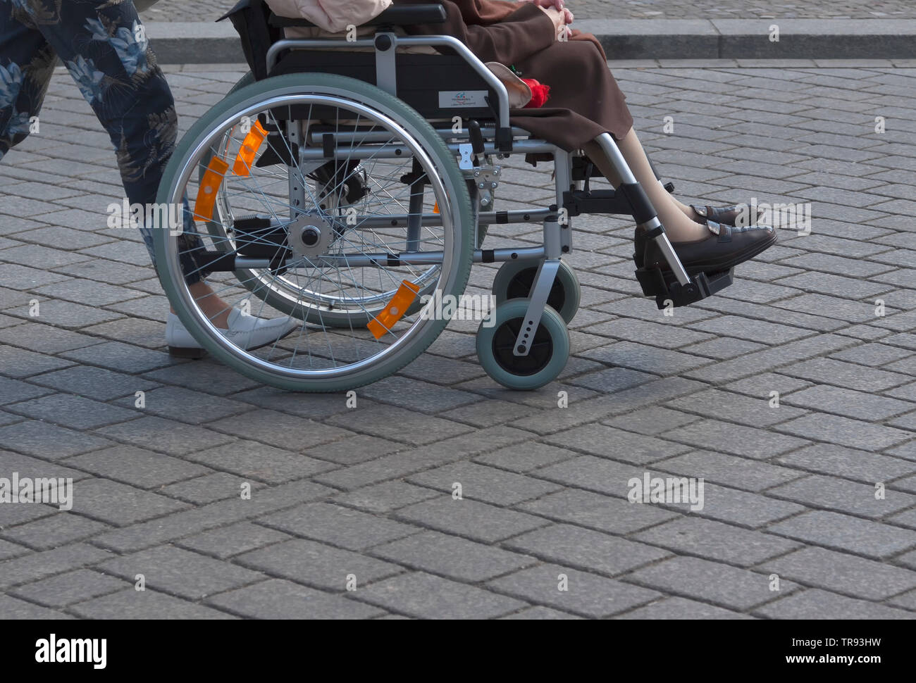 Germany Disability Disabled woman in a wheelchair, Berlin, Germany Stock Photo - Alamy