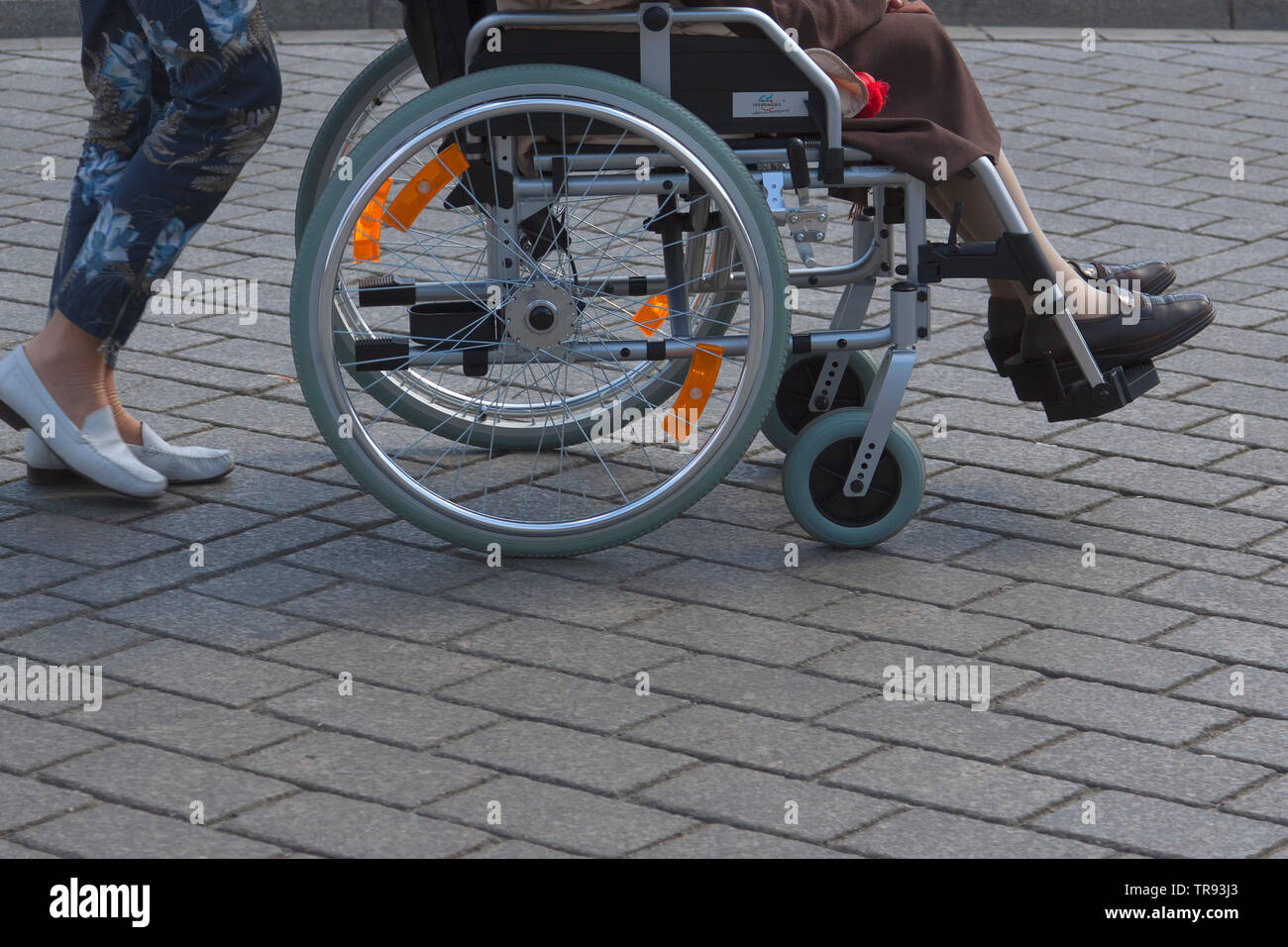 Germany Disability Disabled woman in a wheelchair, Berlin, Germany Stock Photo - Alamy