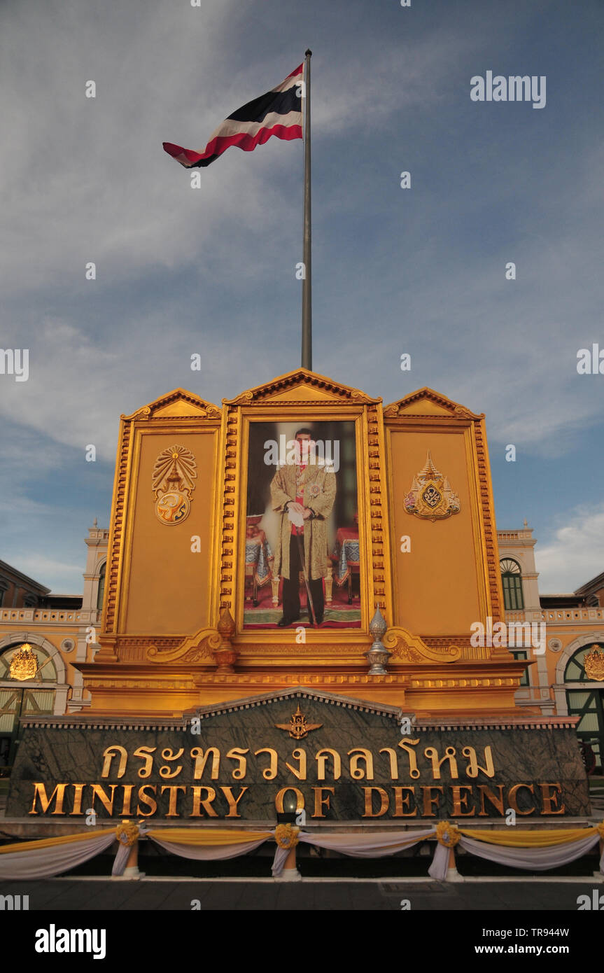 BANGKOK, THAILAND – 2 MAY 2019 : The building of ministry of defence of ...