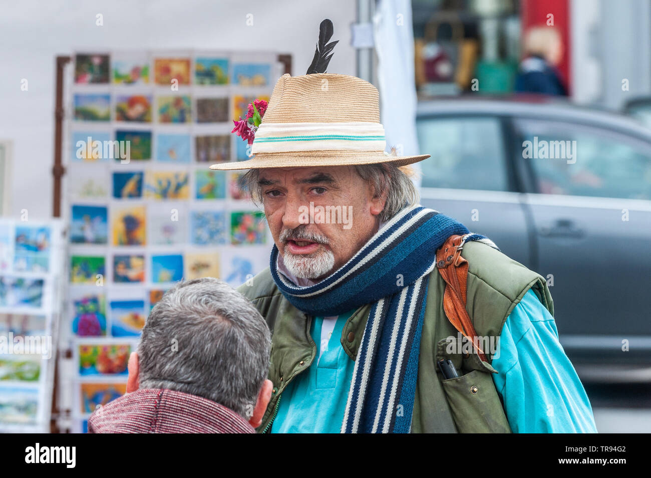 Bantry, West Cork, Ireland. 31st May, 2019. Ian Bailey, the man who is on trial in France in absentia for the murder of Sophie Toscan Du Plantier, was in Bantry Market this morning. A verdict is expected in the trial today. Credit: AG News/Alamy Live News Stock Photo