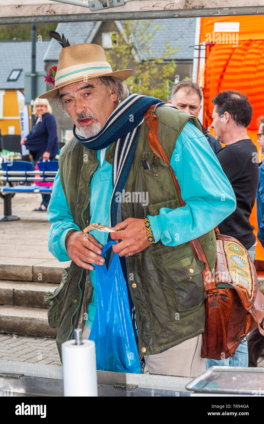 Bantry, West Cork, Ireland. 31st May, 2019. Ian Bailey, the man who is on trial in France in absentia for the murder of Sophie Toscan Du Plantier, was in Bantry Market this morning. A verdict is expected in the trial today. Credit: AG News/Alamy Live News Stock Photo