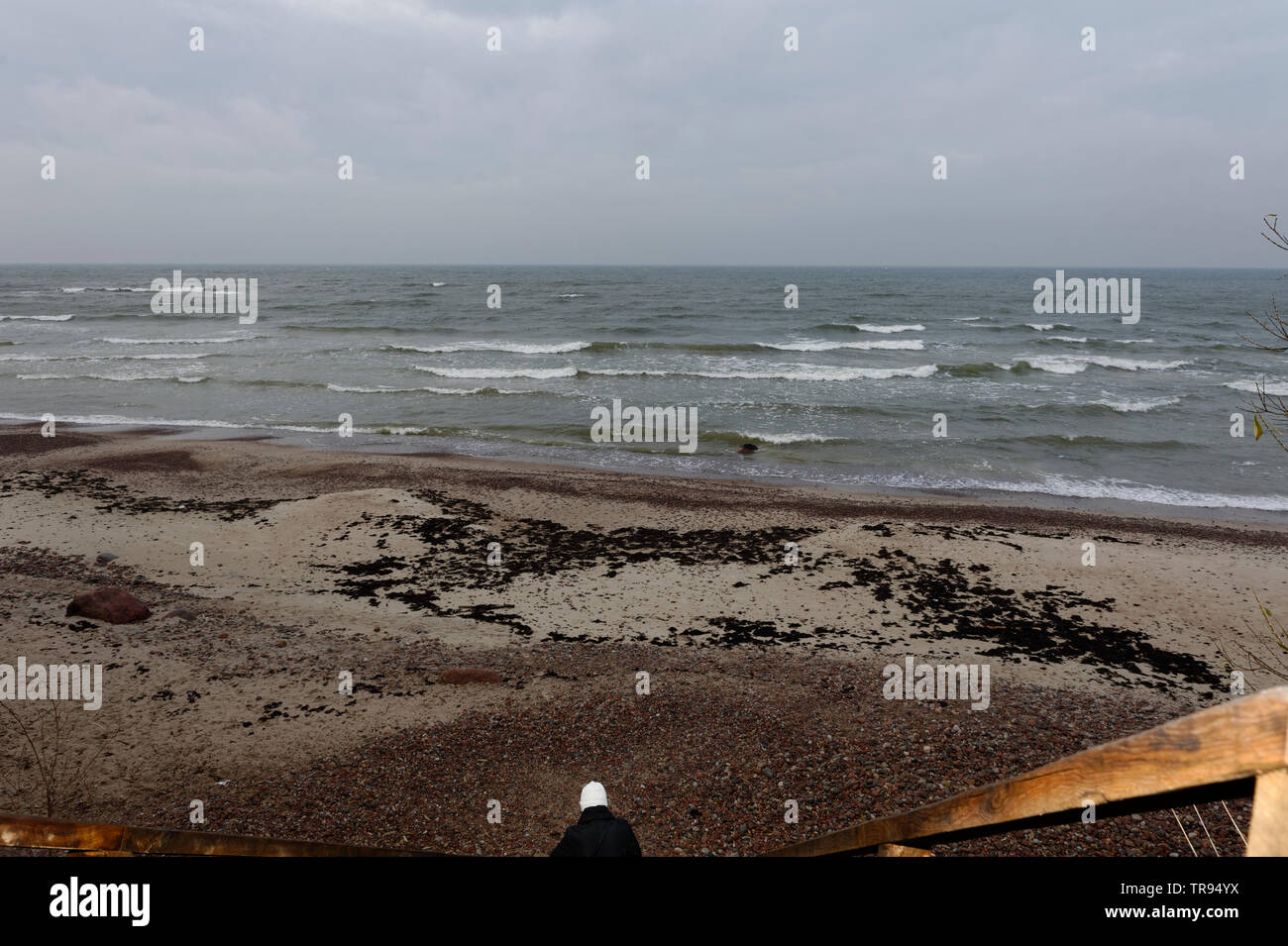 Landschaften am Ostsee,Karkle,Karkelbeck am Ostsee. Stock Photo