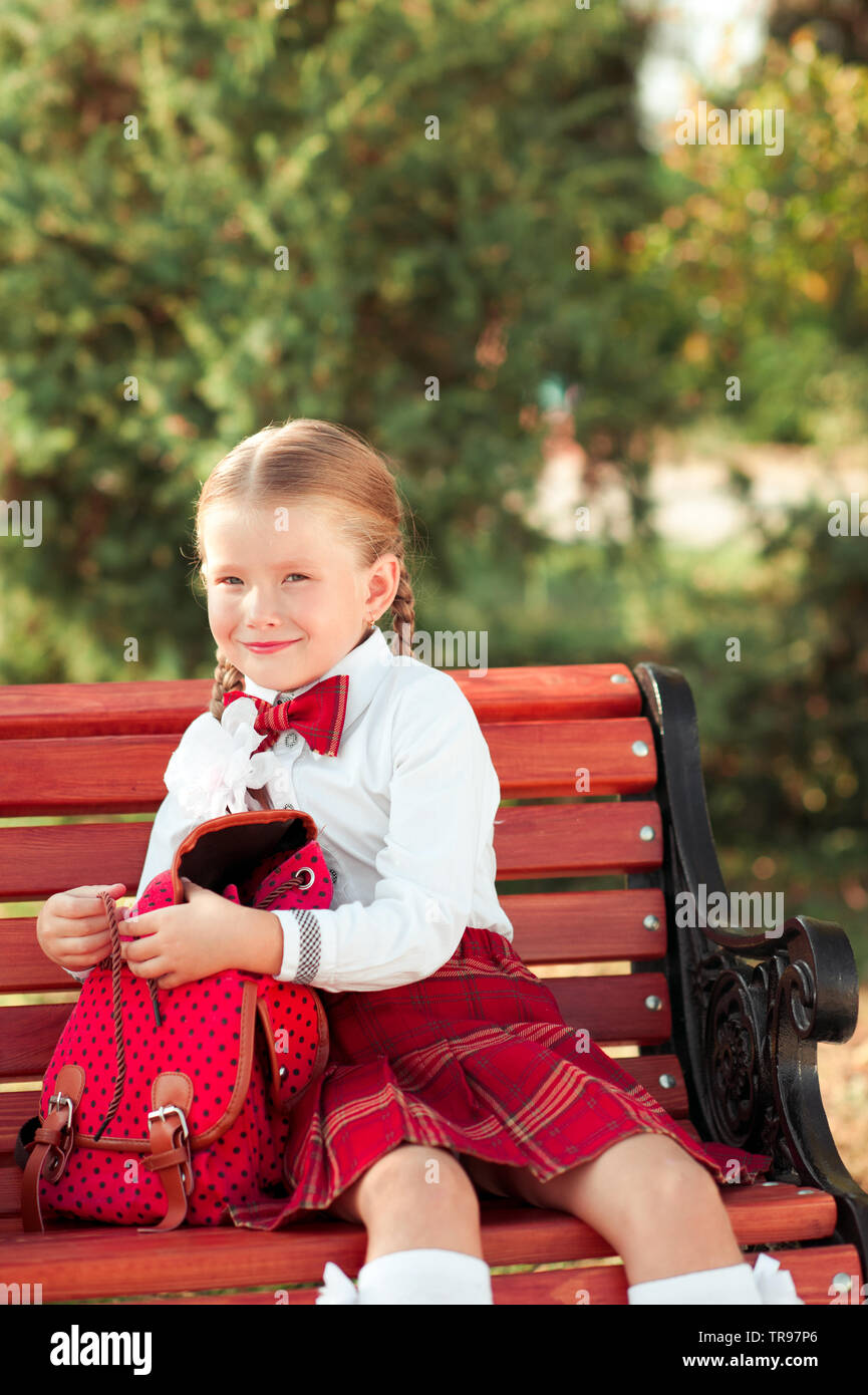 7 Year Old And Uniform And School Stock Photos 7 Year Old And